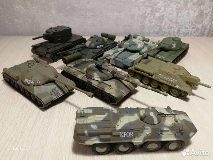 Модели танков из серии 