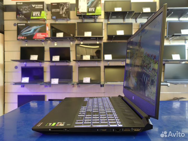 Игровой ноутбук HP Gaming Ryzen 7-5800H