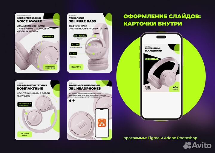 Инфографика, дизайн карточек Wildberries, ozon