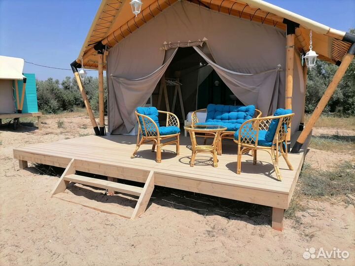 Палатки для Глэмпинга укомплектованные, б/у