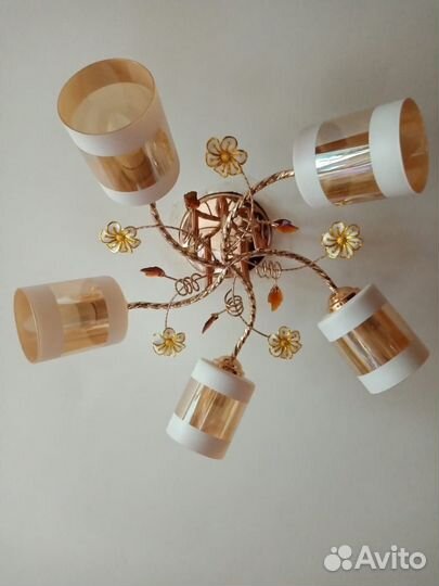 Люстра потолочная бу