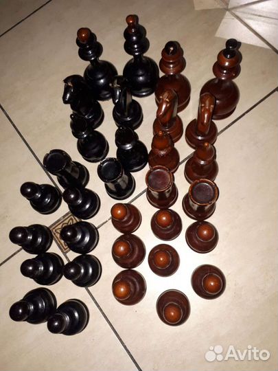 Шахматы деревянные СССР большие