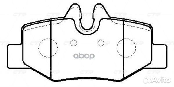 Ckbz-41 GK0068 Колодки тормозные дисковые з