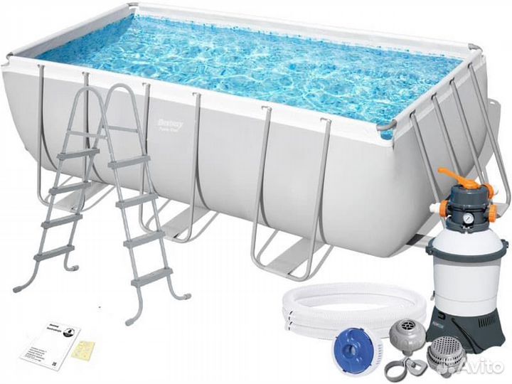 Каркасный бассейн 412х201х122 Песочный фильтр