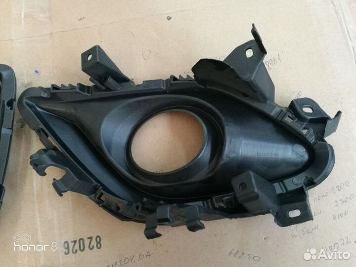 Накладка туманки решетка птф Mazda 6 GJ