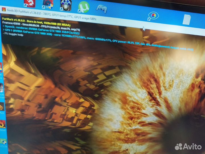 Видеокарта gtx 1060 3gb asus dual/ Обмен