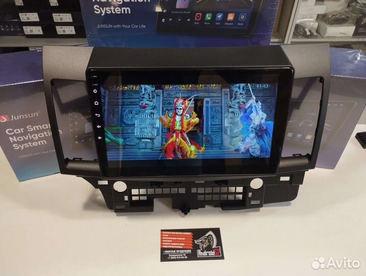 Магнитола Mitsubishi Lancer 10 на Андройде