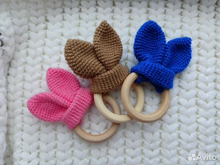 Погремушки ушки, грызунок