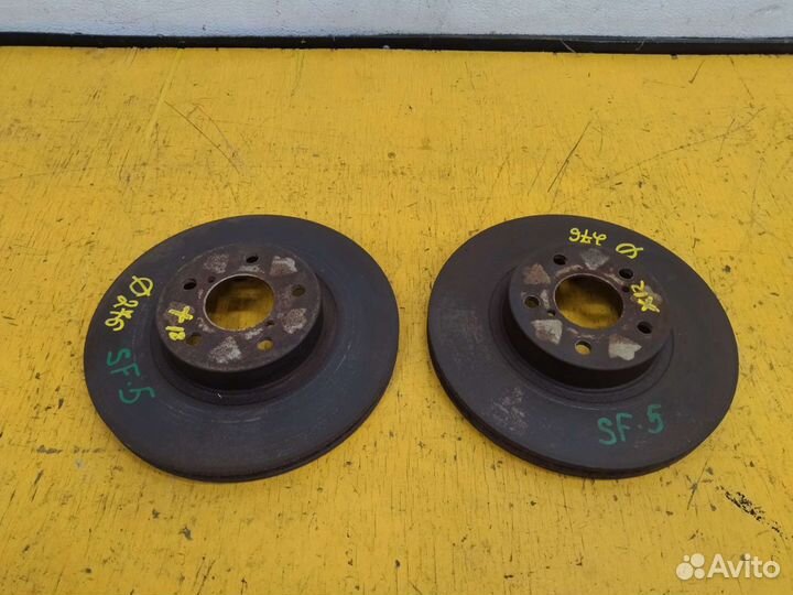 Тормозные диски subaru forester sf5