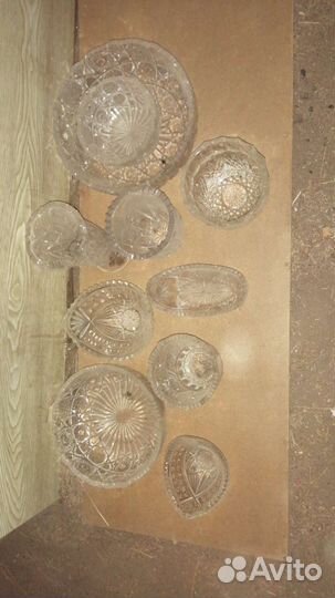 Вазы хрустальные