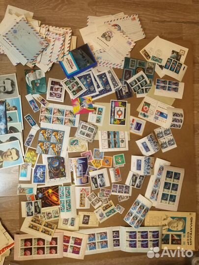 Марки космонавты спутники СССР