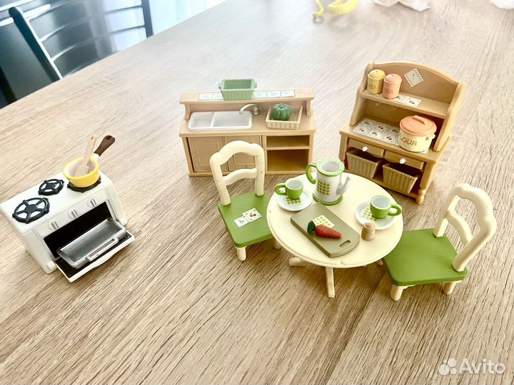 Sylvanian families кухня в коттедже