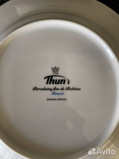 Сервиз. Посуда. Thun. Богемия. Чехия. Новый