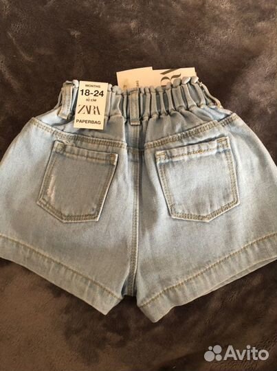 Новые шорты zara для девочки 92