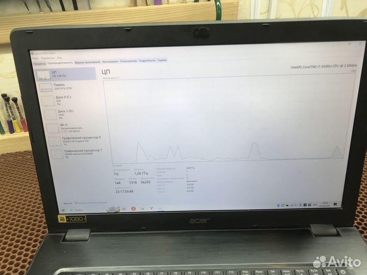 Acer aspire e5-774g i7/8gb/ssd128/hdd1000/gtx950м
