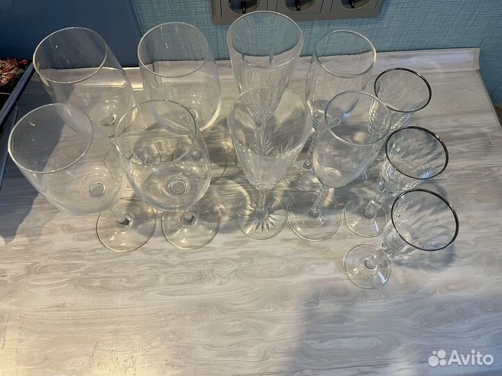 Бокалы рюмки