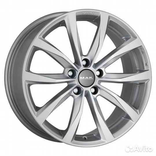 R19 5x114,3 7J ET40 D66,1 MAK Wolf Silver