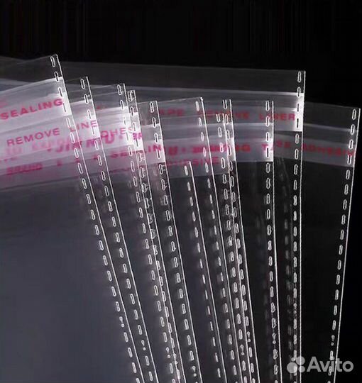 Упаковочные пакеты с клеевым клапаном / бопп пакет