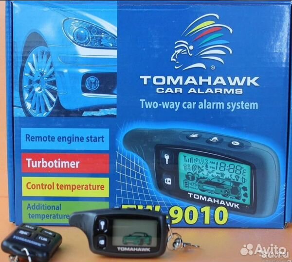 Сигнализация Tomahawk tw 9010, также установка