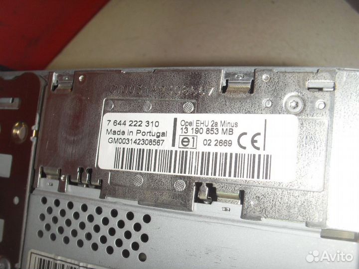 Магнитола штатная 13190853MB Opel Vectra C