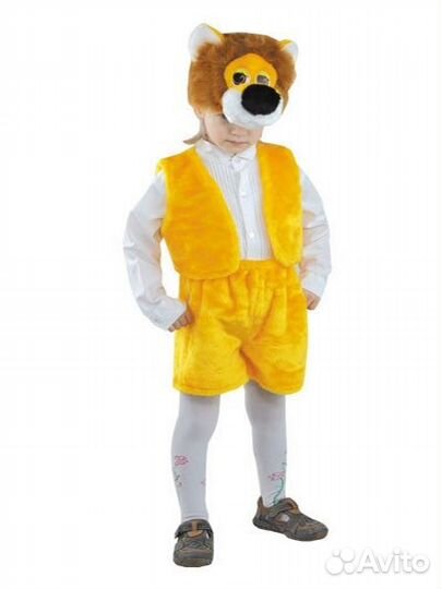 Костюмы львёнка, лисы, мишки, змеи, божья коровка