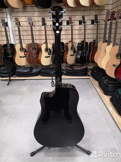 Электро-акустическая гитара fender CD-60SCE Black