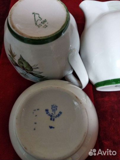 Молочники Вербилки, Дулево, набор для варенья зик