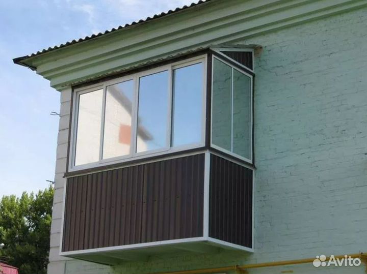 Окна на балкон распашное