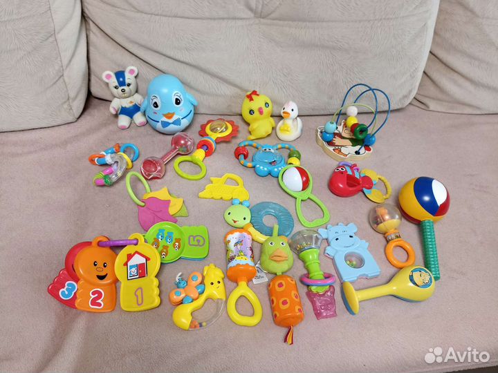 Грызунки и погремушки пакетом