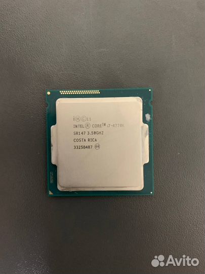 Процессор Intel Core i7-4770K LGA1150, 4x3500 мгц