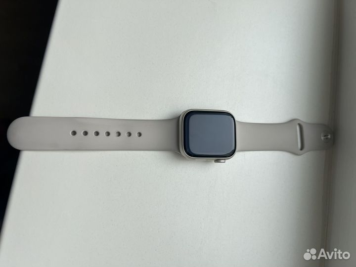 Часы apple watch 7 41 mm starlight