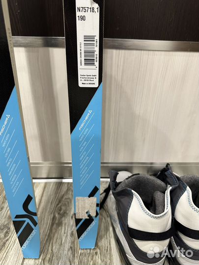 Беговые лыжи Fisher Nordic Crown 190 + ботинки