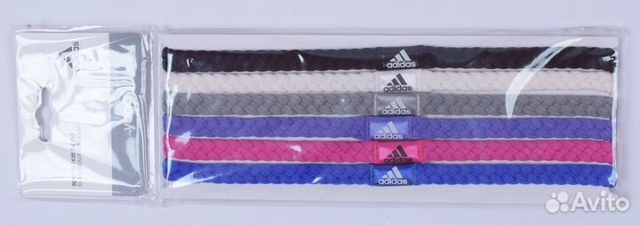 Новый набор Adidas из 6 резинок повязок на голову