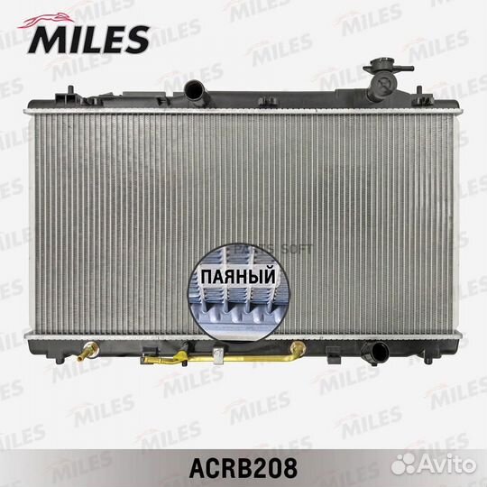 Miles acrb208 Радиатор (паяный) toyota camry 3.5 0