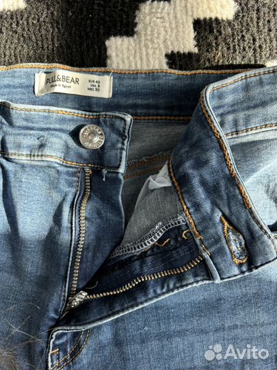 Джинсы скини pull&bear