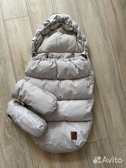 Зимний конверт в коляску leokid