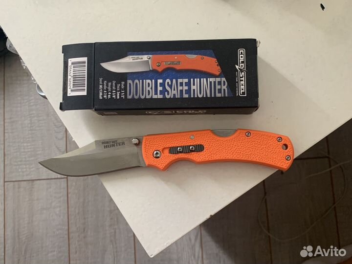 Нож складной cold steel double safe hunter