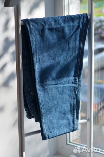 Джинсы синие