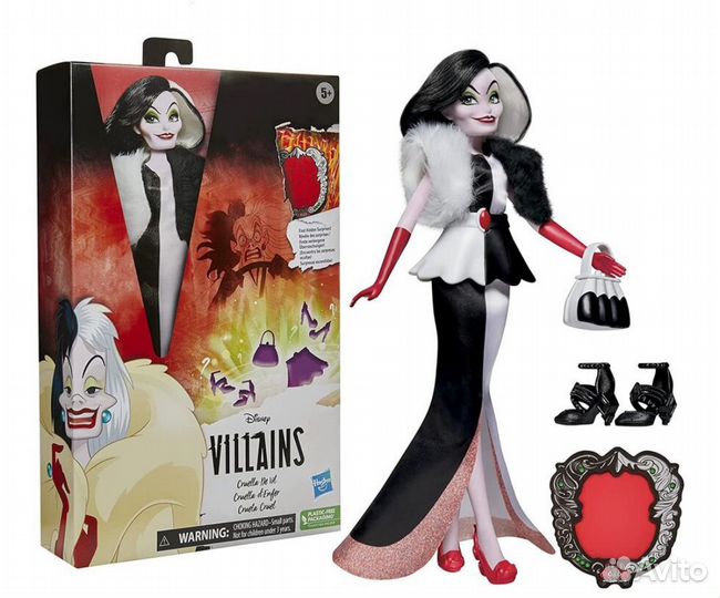 Кукла Disney Круэлла,Белоснежка,Фея винск,Снеж.Кор