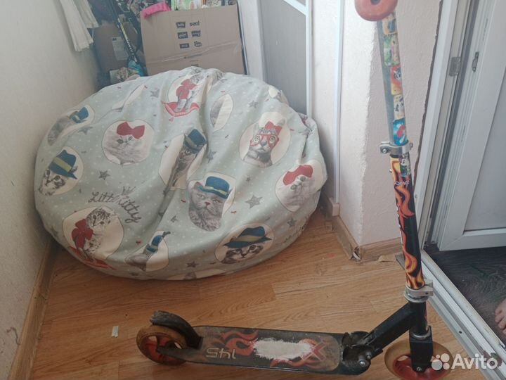 Самокат детский двухколесный бу