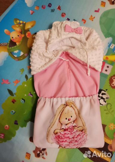 Конверт на выписку для девочки весна,осень