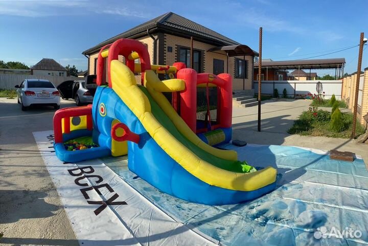 Аренда батут надувной и крафтовые игры