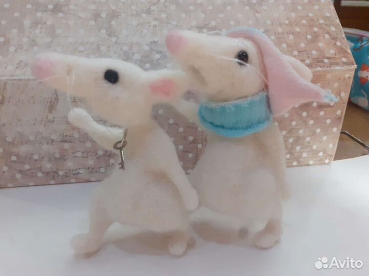 Игрушка Мышь ручная работа