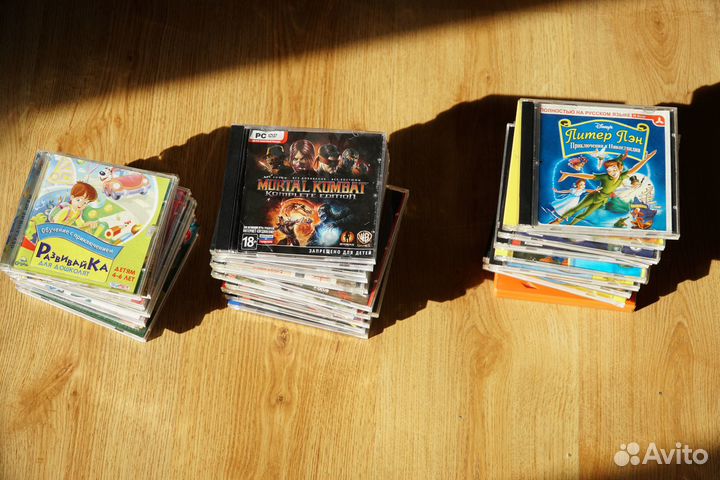 Игры и развивающие программы на DVD и CD дисках