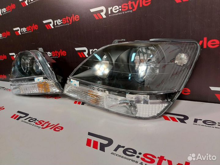 Фары Lexus RX300 1997-2003 Темные S2280