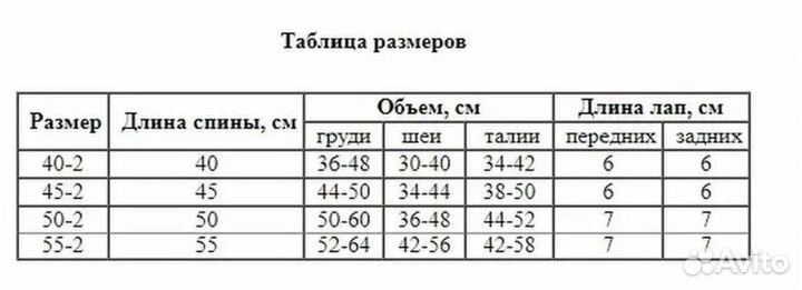 Дождевик-комбинезон для собак