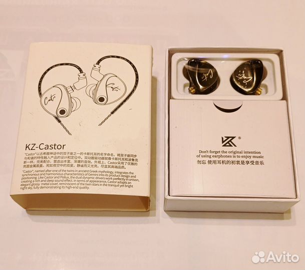 Наушники KZ castor (bass version)