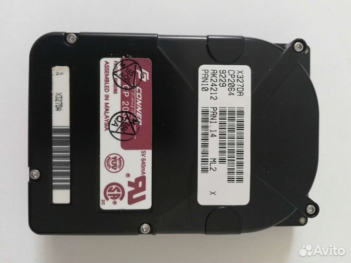 Винтажный жёсткий диск 2.5