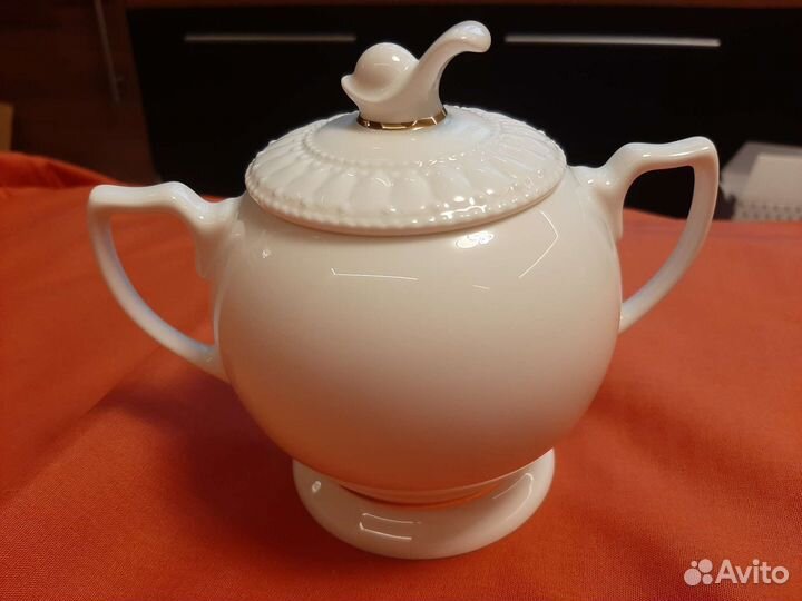 Сахарница Жемчужина ифз костяной фарфор