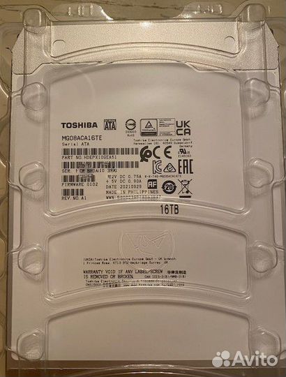 Новые диски 16Tb, 18Tb. В наличии и под заказ